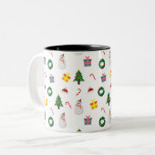 Weihnachtsgeschenk Zweifarbige Tasse (Vorderseite Links)
