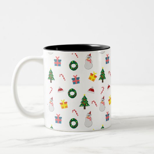 Weihnachtsgeschenk Zweifarbige Tasse (Links)
