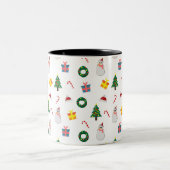 Weihnachtsgeschenk Zweifarbige Tasse (Mittel)