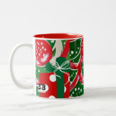 Weihnachtsgeschenk Zweifarbige Tasse (Links)