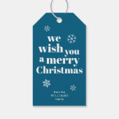 Weihnachtsgeschenkanhänger Geschenkanhänger (Rückseite)