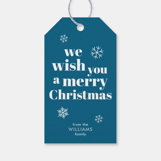 Weihnachtsgeschenkanhänger Geschenkanhänger (Rückseite)