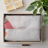 Weihnachtsgeschenkartikel auf einem rustikalen Hol Seidenpapier (Geschenk)