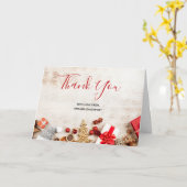 Weihnachtsgeschenkartikel über Rustikales Holz Vie Karte (Gelbe Blume)