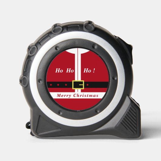 Weihnachtsgeschenkband Maßnahme Funny Santa Design Maßband (Vorderseite)