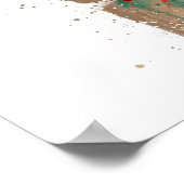 Weihnachtsgeschenkbaum Poster (Ecke)