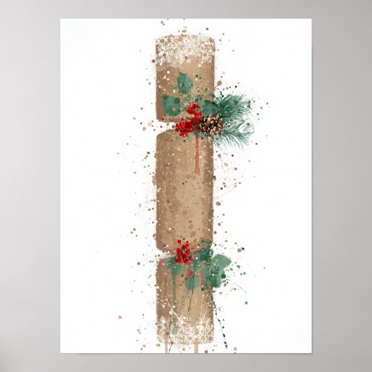 Weihnachtsgeschenkbaum Poster (Vorne)