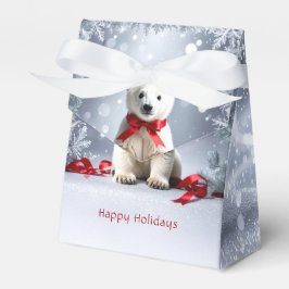 Weihnachtsgeschenkbox Eisbär Geschenkschachtel