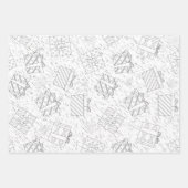 Weihnachtsgeschenke 3 geschenkpapier set (Vorderseite)