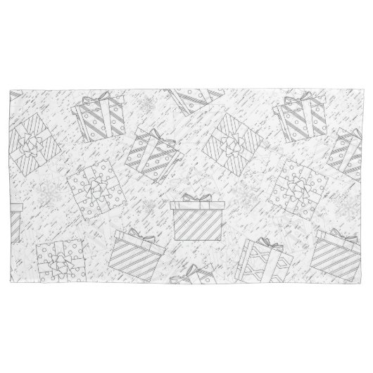 Weihnachtsgeschenke 3 kissenbezug (Vorderseite)