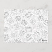 Weihnachtsgeschenke 3 postkarte (Rückseite)