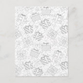 Weihnachtsgeschenke 3 postkarte (Vorderseite)