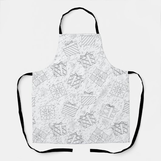 Weihnachtsgeschenke 3 schürze (Vorderseite)