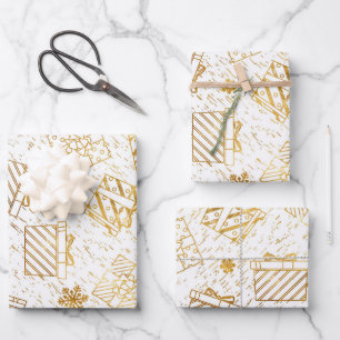 Weihnachtsgeschenke 4 geschenkpapier set