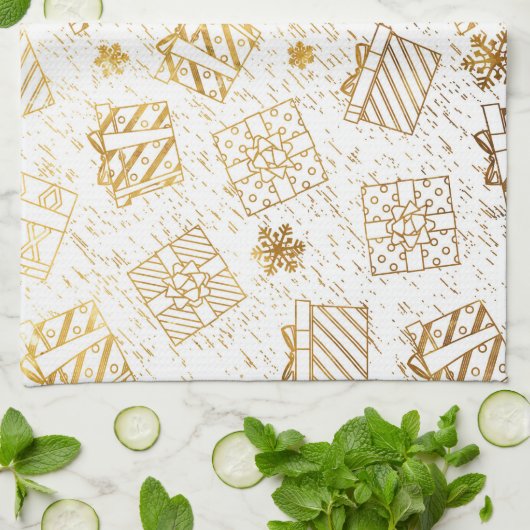 Weihnachtsgeschenke 4 geschirrtuch (Gefaltet)