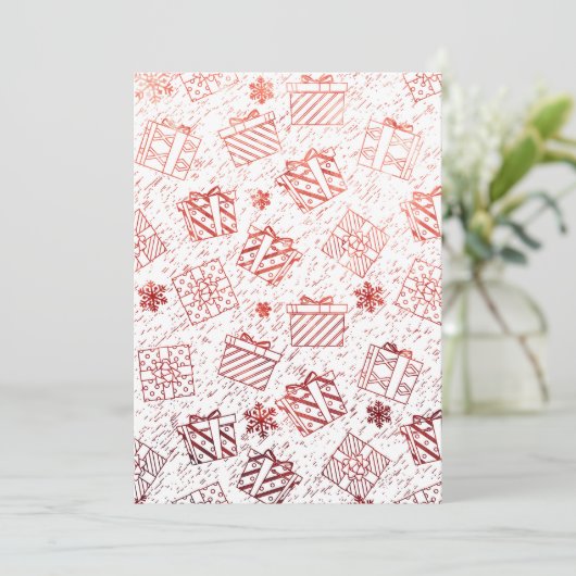 Weihnachtsgeschenke 5 dankeskarte (Stehend Vorderseite)