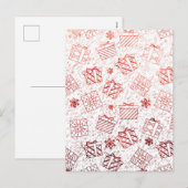 Weihnachtsgeschenke 5 feiertagspostkarte (Vorne/Hinten)