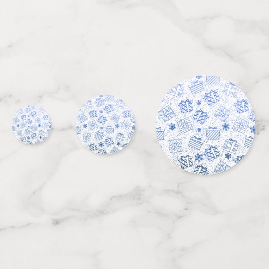 Weihnachtsgeschenke 6 konfetti (Vorderseiten)