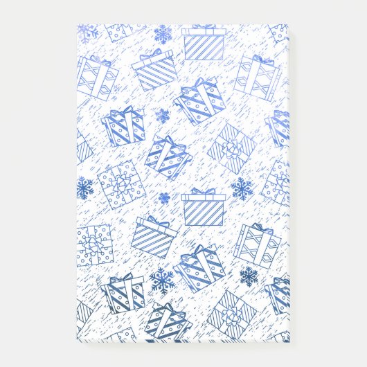 Weihnachtsgeschenke 6 post-it klebezettel (Vorderseite)