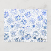 Weihnachtsgeschenke 6 postkarte (Rückseite)