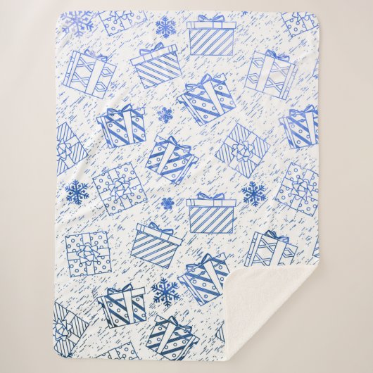 Weihnachtsgeschenke 6 sherpadecke (Vorderseite)