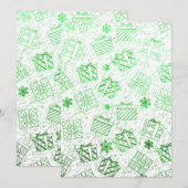 Weihnachtsgeschenke 7 dankeskarte (Vorne/Hinten)