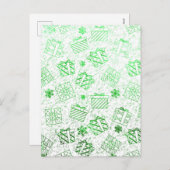 Weihnachtsgeschenke 7 feiertagspostkarte (Vorne/Hinten)