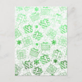 Weihnachtsgeschenke 7 feiertagspostkarte (Vorderseite)