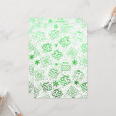 Weihnachtsgeschenke 7 karte (Vorderseite/Rückseite Beispiel)