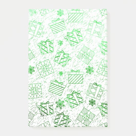 Weihnachtsgeschenke 7 post-it klebezettel (Vorderseite)