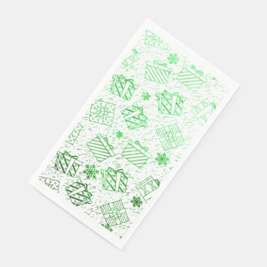 Weihnachtsgeschenke 7 serviette (Ecke)