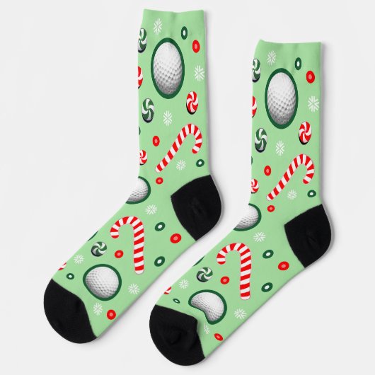 Weihnachtsgeschenke am Golf Socken (Linkes Detail)
