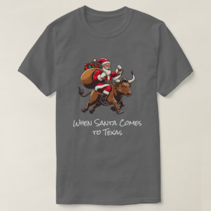 Weihnachtsgeschenke auf Texas Longhorn Bull #1.1 T-Shirt