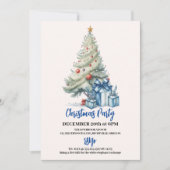 Weihnachtsgeschenke-Austausch Feiertag Party Einladung (Vorderseite)