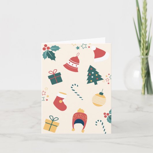 Weihnachtsgeschenke Babydusche Karte (Vorderseite)
