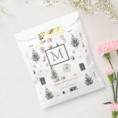 Weihnachtsgeschenke & Baummonogramm Geschenktütchen (Versiegelt)