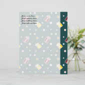 Weihnachtsgeschenke Briefbogen (Stehend Vorderseite)