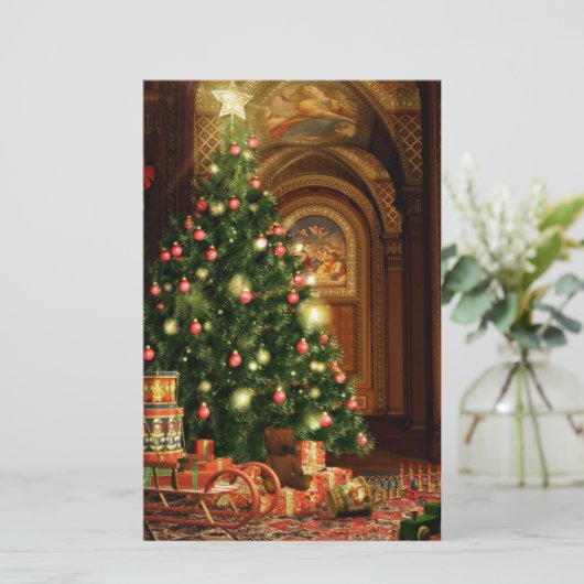 Weihnachtsgeschenke Briefpapier (Stehend Vorderseite)