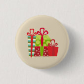 Weihnachtsgeschenke Button (Vorderseite)