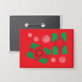 Weihnachtsgeschenke Button (Vorderseite/Rückseite)