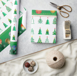 Weihnachtsgeschenke Dekoration Weihnachten Tannenb Geschenkpapier