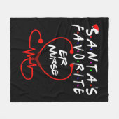 Weihnachtsgeschenke der Weihnachtsschwester Fleecedecke (Vorderseite (Horizontal))