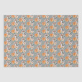 Weihnachtsgeschenke Design Grün Seidenpapier (Vorderseite)