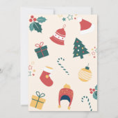 Weihnachtsgeschenke Einladung (Rückseite)