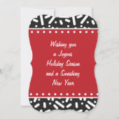 Weihnachtsgeschenke Einladung (Rückseite)