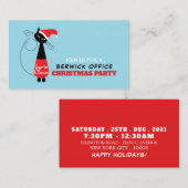 Weihnachtsgeschenke, Einladung zu Weihnachten Part (Vorne/Hinten)