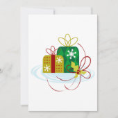 Weihnachtsgeschenke Einladungen (Vorderseite)