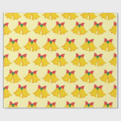 Weihnachtsgeschenke - Feierliche Klingelglocken Geschenkpapier (Flach)