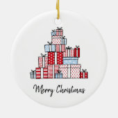 Weihnachtsgeschenke Feiertag Circle Ornament (Hinten)