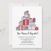 Weihnachtsgeschenke Feiertag Einladungskarte Einladung (Vorderseite)